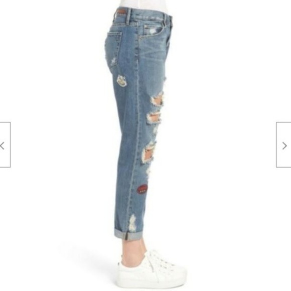 Articles of Society Jean Janis Boyfriend Patches